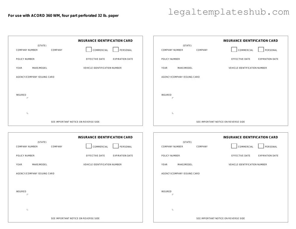 Blank Acord 50 WM PDF Form