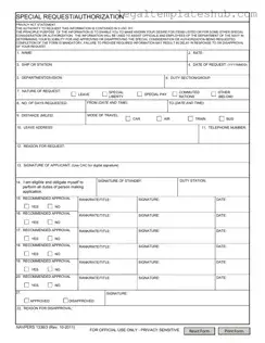 Blank Navpers 1336 3 PDF Form