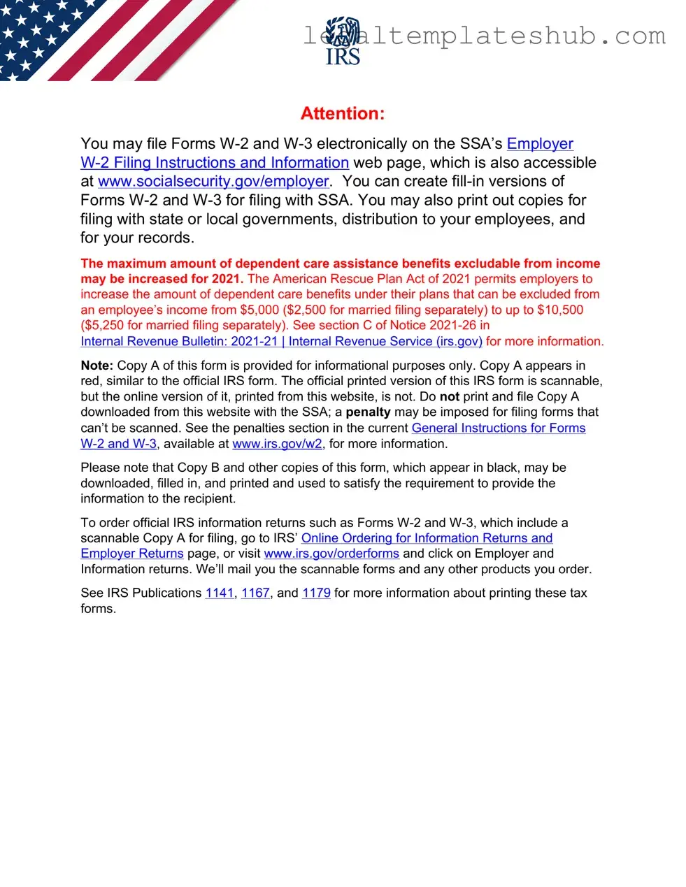 Blank IRS W-2 PDF Form